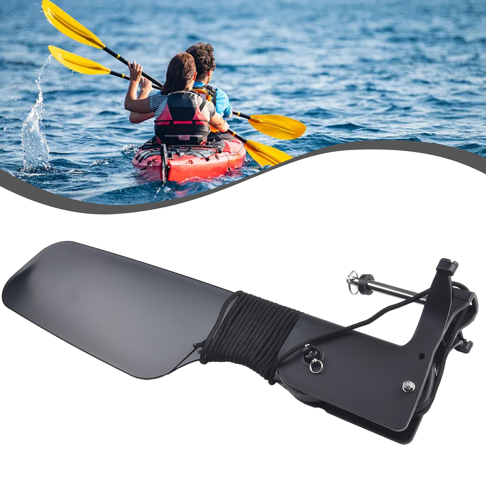 Fishing Kayak Storage Bag - Boat Rudder for Kayak Canoe with
