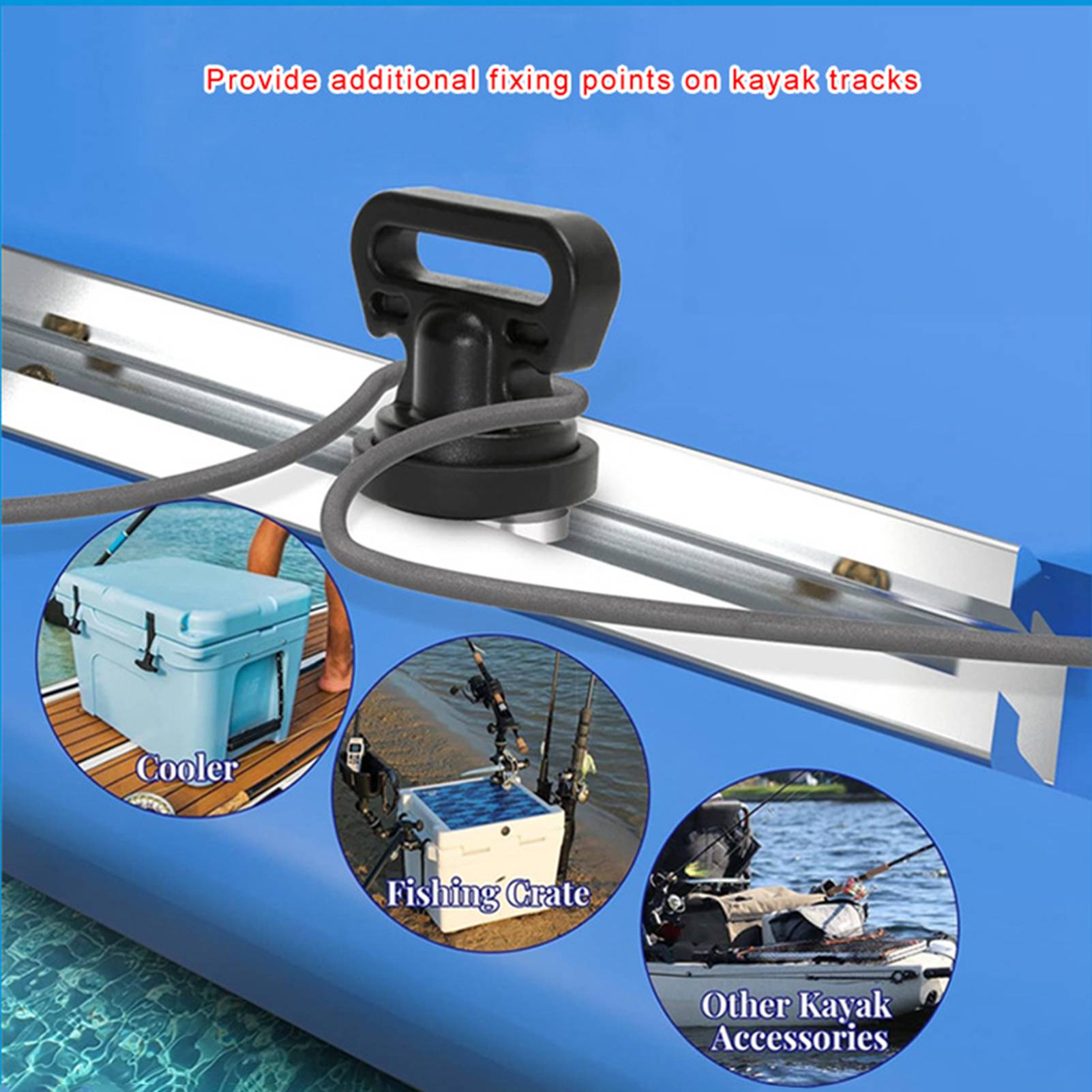 4pcs Kayak Track Mount Vertica - Fishing Kayak Crate บทวิจารณ์และราคา