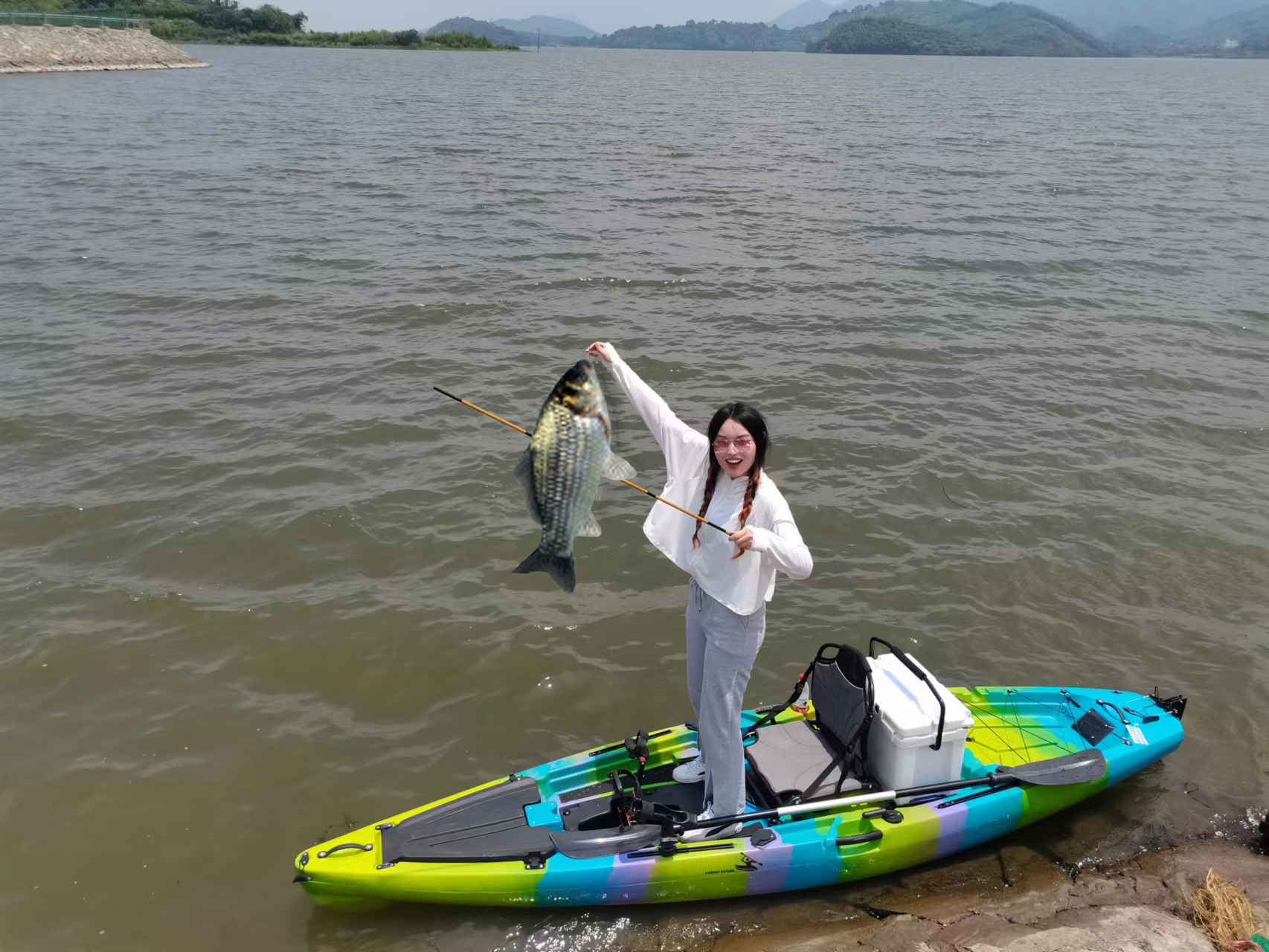 11.8ft Dual Pedal Drive Single - Fishing Kayak Pedal Drive บทวิจารณ์และราคา