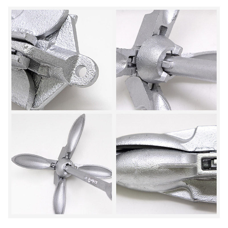 AB56-0.7KG Steel Folding Water - Fishing Kayak Anchor บทวิจารณ์และราคา