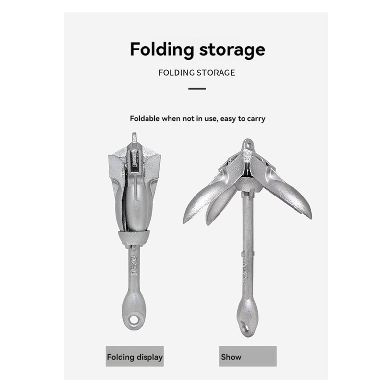 AB56-0.7KG Steel Folding Water - Fishing Kayak Anchor บทวิจารณ์และราคา