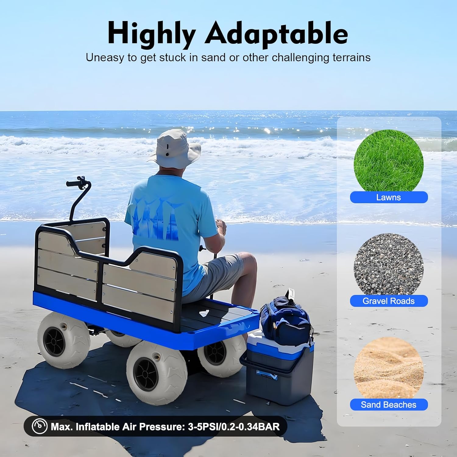 Beach Balloon Wheels 2 Pack 9  - Fishing Kayak Cart บทวิจารณ์และราคา
