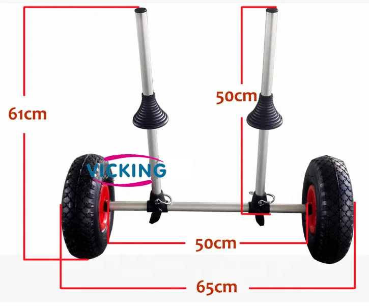 Lakes Rivers Aluminum Fishing  - Fishing Kayak Cart บทวิจารณ์และราคา