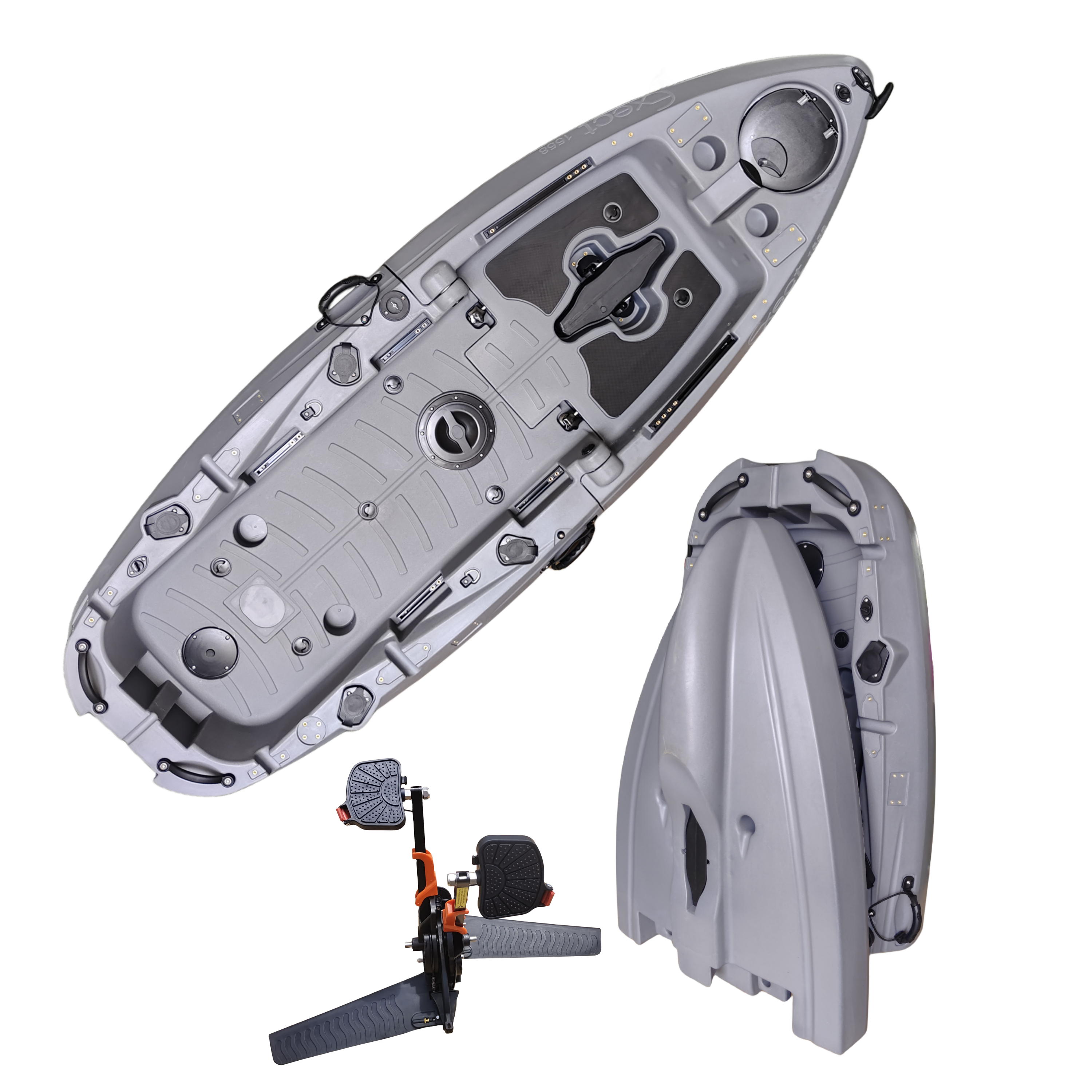Plastic Kayak Pedal Kayak Fish - Fishing Kayak Seat บทวิจารณ์และราคา