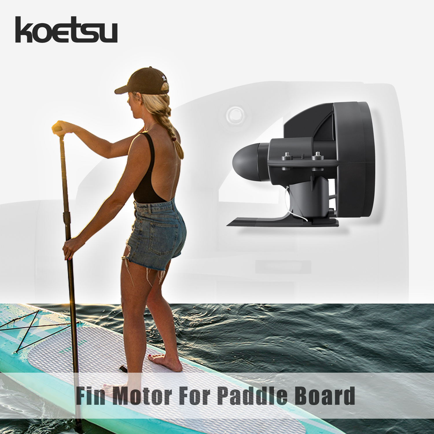 KOETSU paddle board underwater - Fishing Kayak Trolling Motor บทวิจารณ์และราคา