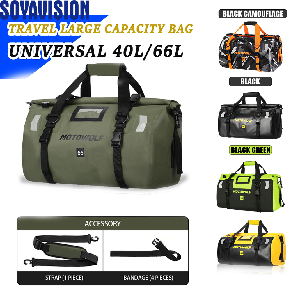 Waterproof Duffel Bag 40L/66L  - Fishing Kayak Storage Bag บทวิจารณ์และราคา