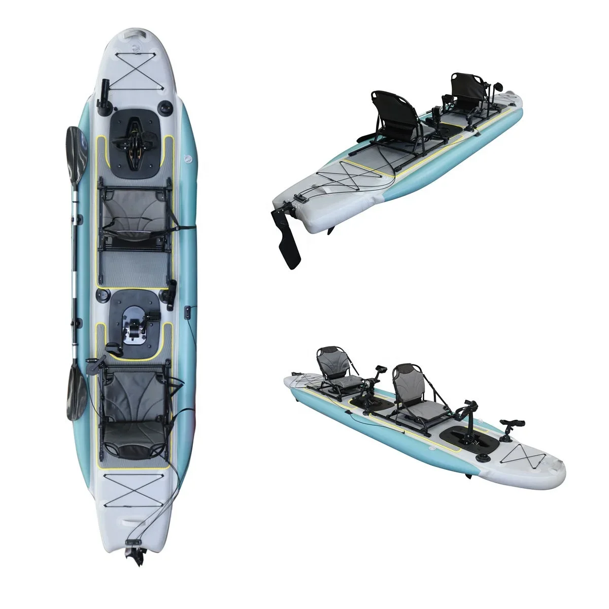 2026 14FT 2-Person Sit-On-Top  - Fishing Kayak Sit On Top บทวิจารณ์และราคา