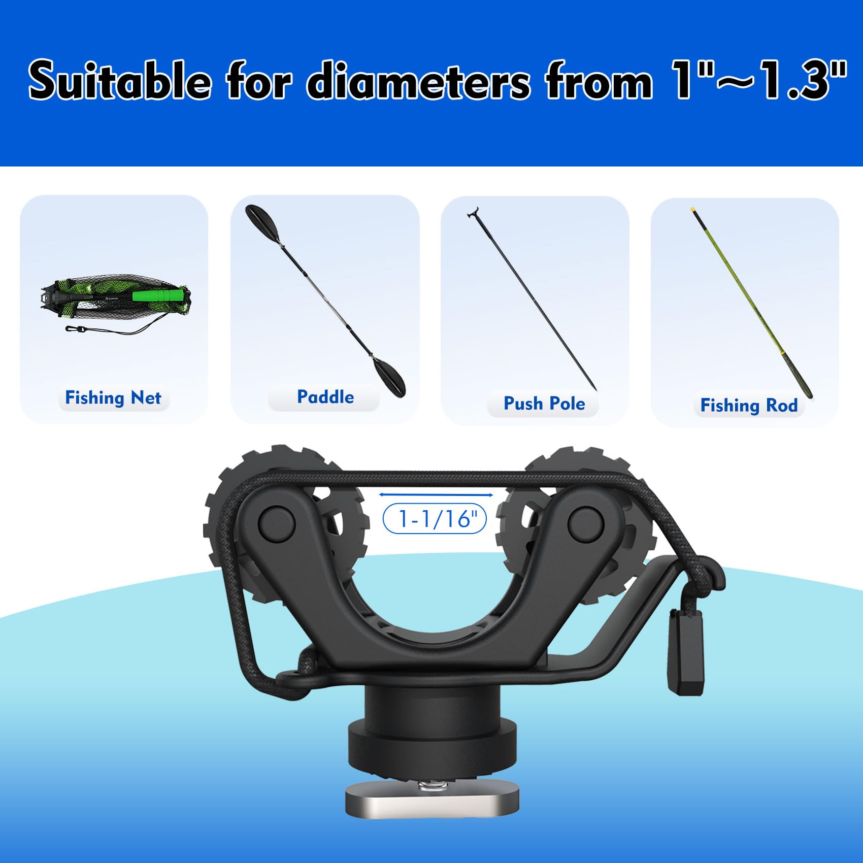 Kayak Rail Paddle Holder Kayak - Fishing Kayak Storage Bag บทวิจารณ์และราคา