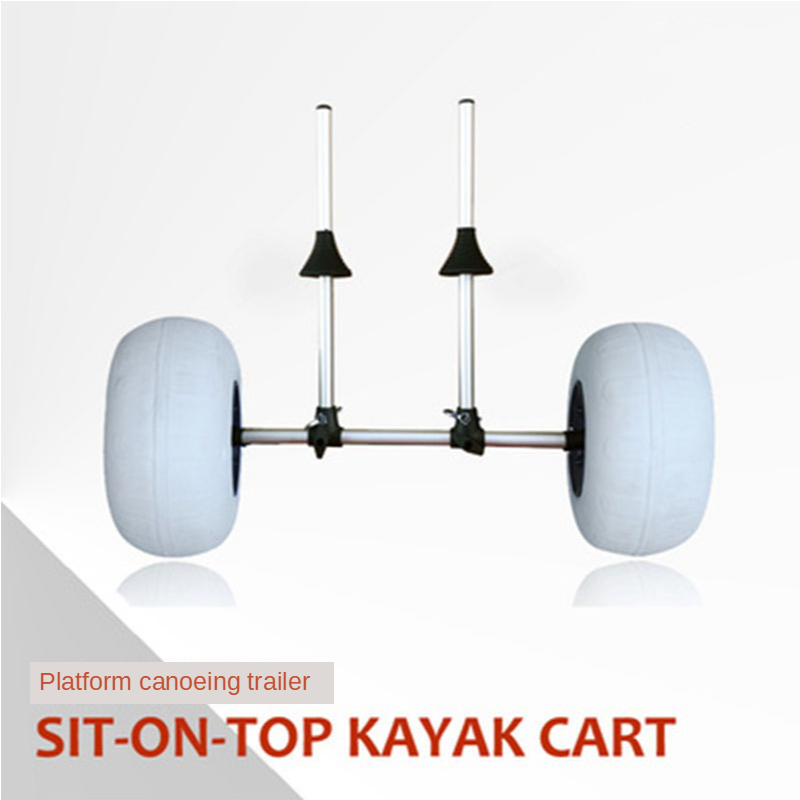 Foldable Upright Kayak Trailer - Fishing Kayak Cart บทวิจารณ์และราคา