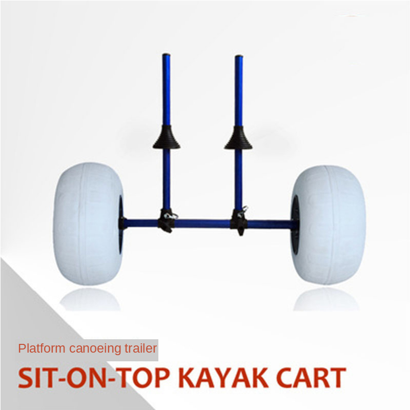 Foldable Upright Kayak Trailer - Fishing Kayak Cart บทวิจารณ์และราคา