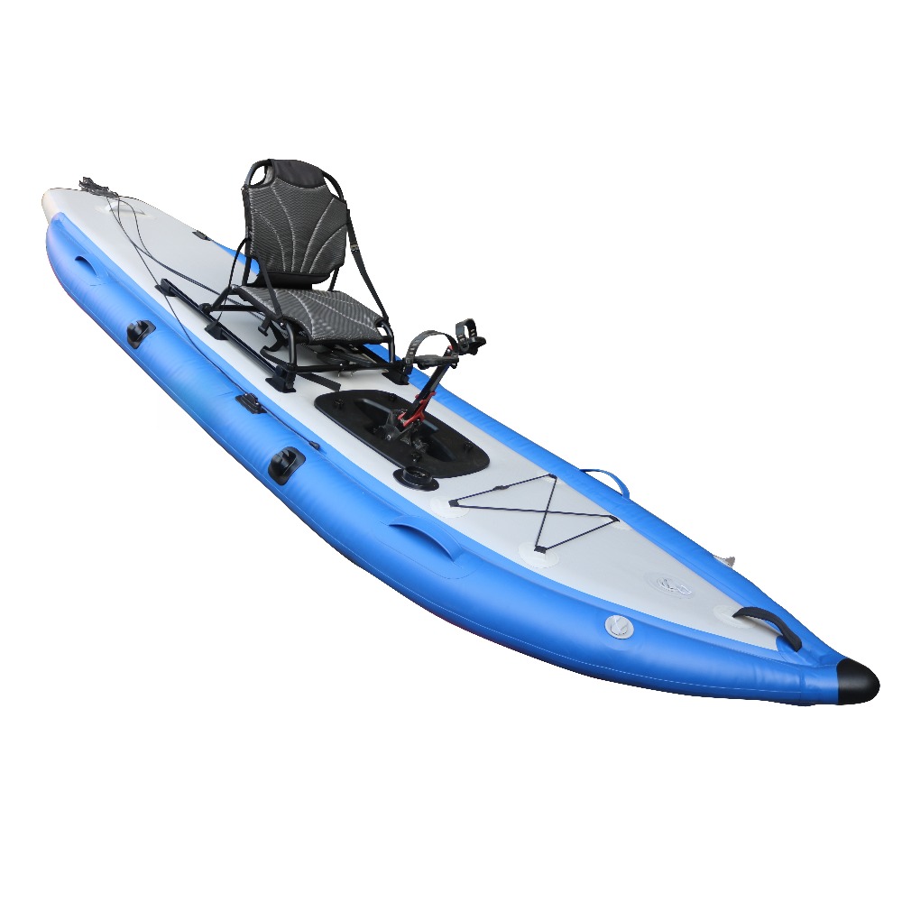 12ft Single Sit-On-Top Inflata - Fishing Kayak Pedal Drive บทวิจารณ์และราคา