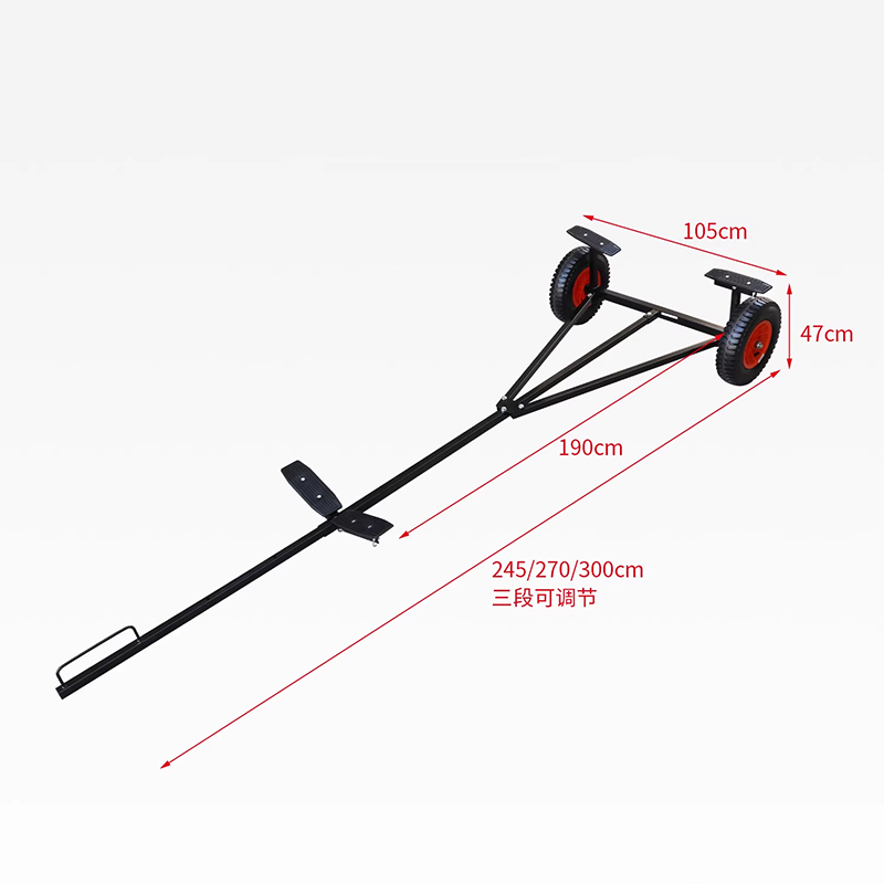 Marine Trailer Carbon Steel Ka - Fishing Kayak Cart บทวิจารณ์และราคา