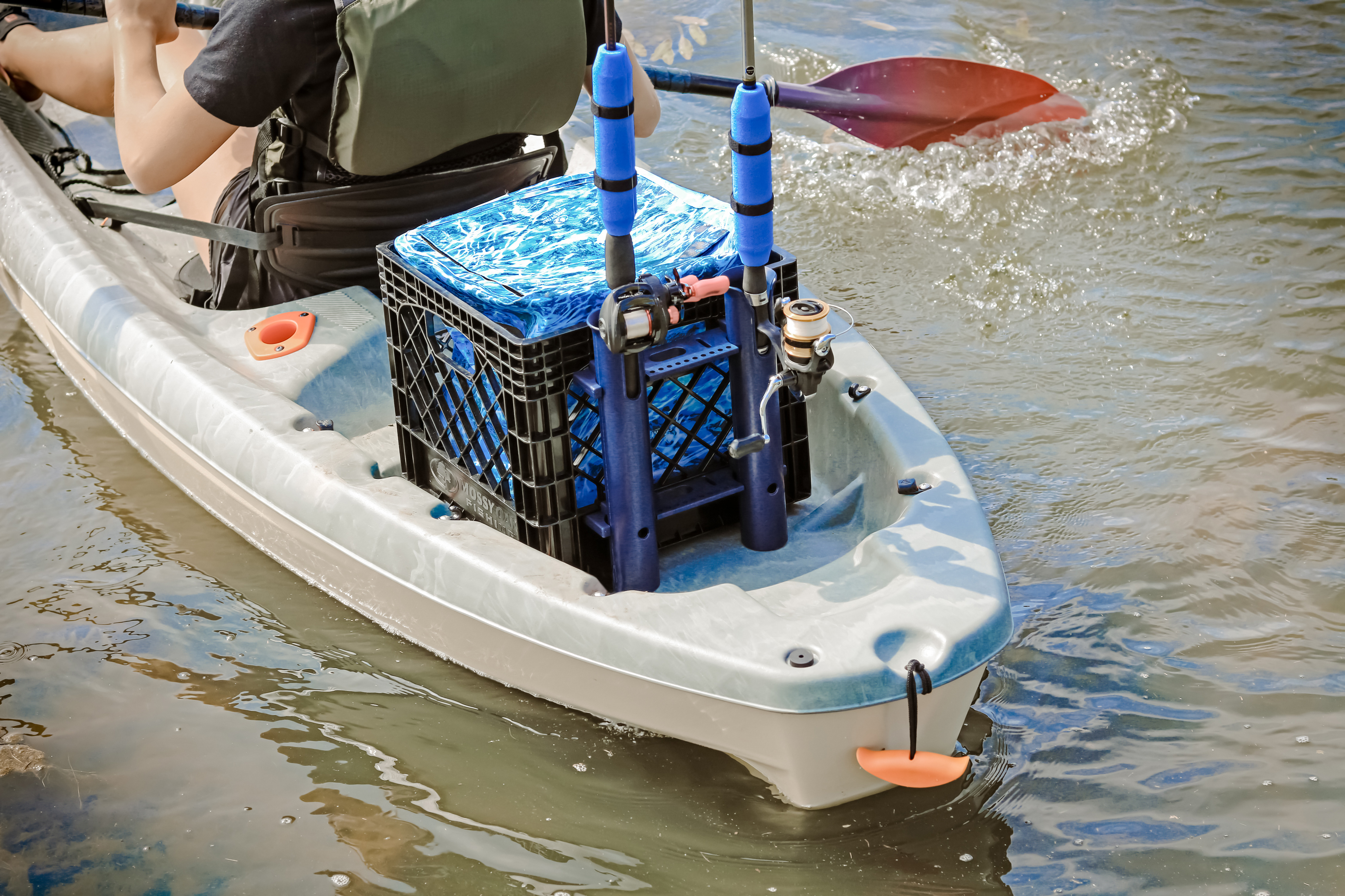 Kayak Storage Crate with Dry B - Fishing Kayak Crate บทวิจารณ์และราคา