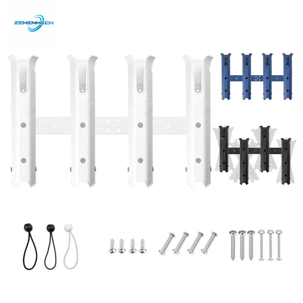 Adjustable Four Pole Plastic F - Fishing Kayak Rod Holder บทวิจารณ์และราคา