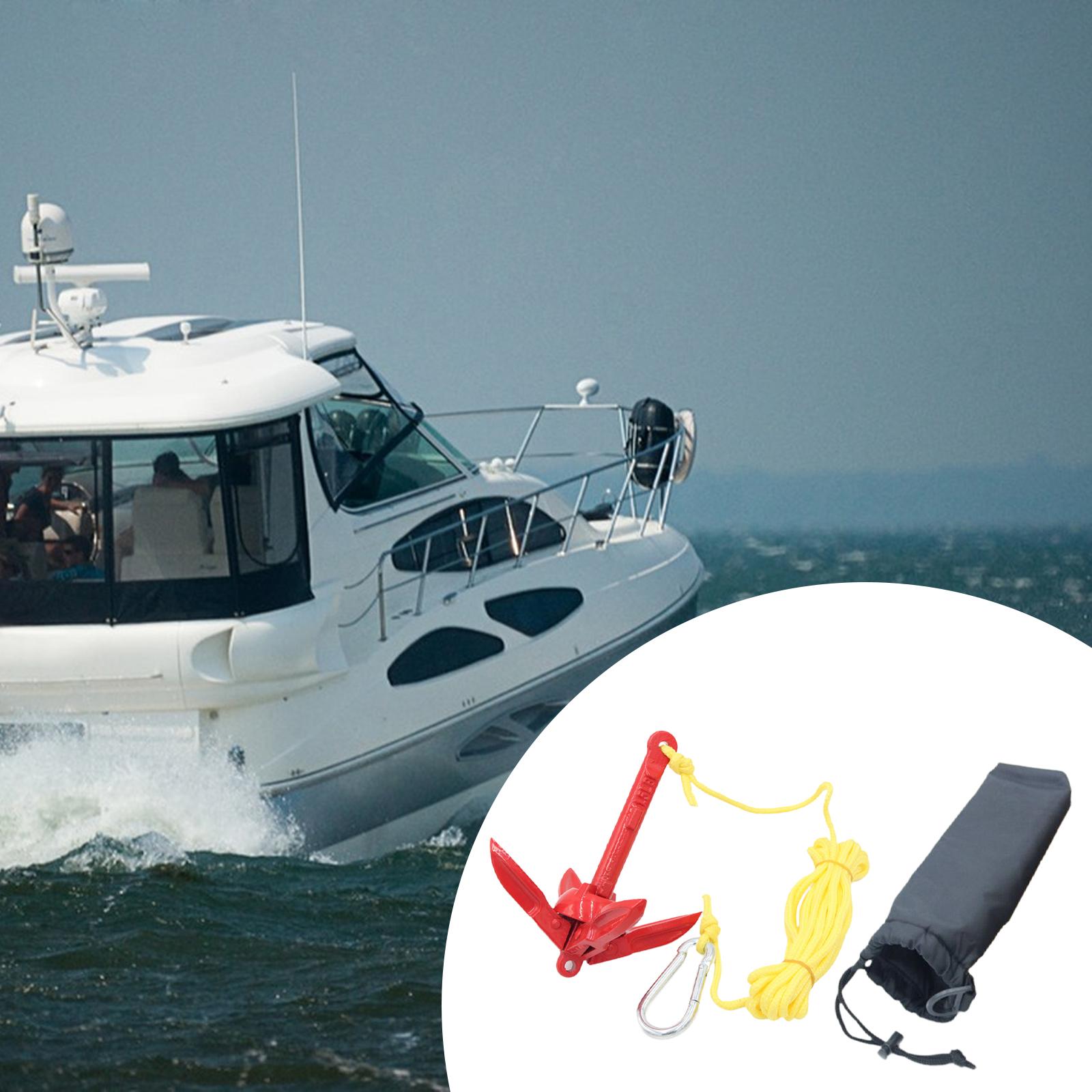 0.7kg Carbon Steel Folding Anc - Fishing Kayak Anchor บทวิจารณ์และราคา