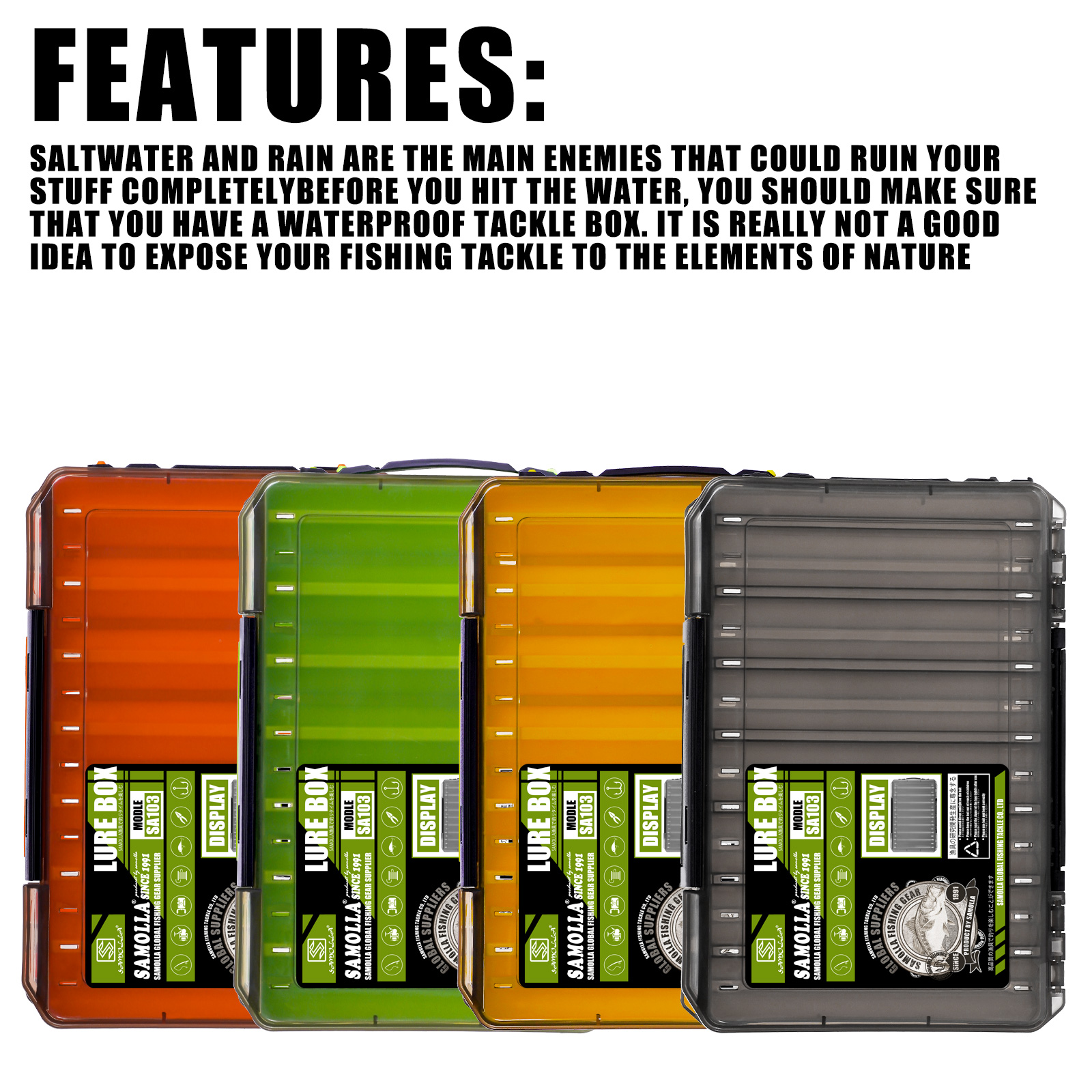 Double Sided Lure Baits Box Fi - Fishing Kayak Crate บทวิจารณ์และราคา