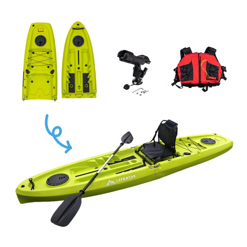 LSF Novel 3.3Meter 11FT Split  - Fishing Kayak Pedal Drive บทวิจารณ์และราคา
