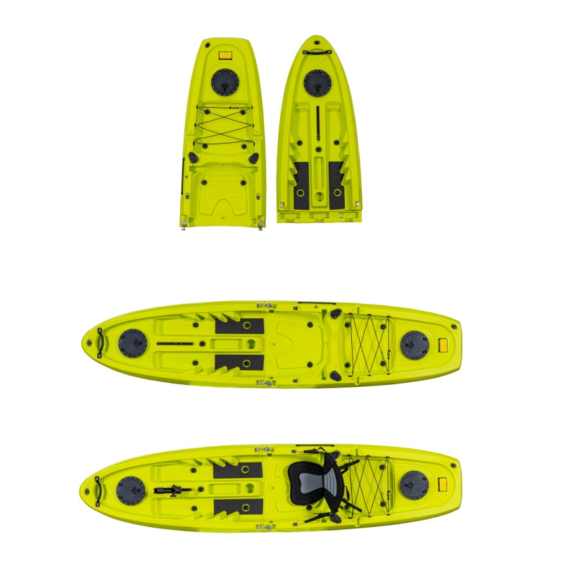 LSF Novel 3.3Meter 11FT Split  - Fishing Kayak Pedal Drive บทวิจารณ์และราคา