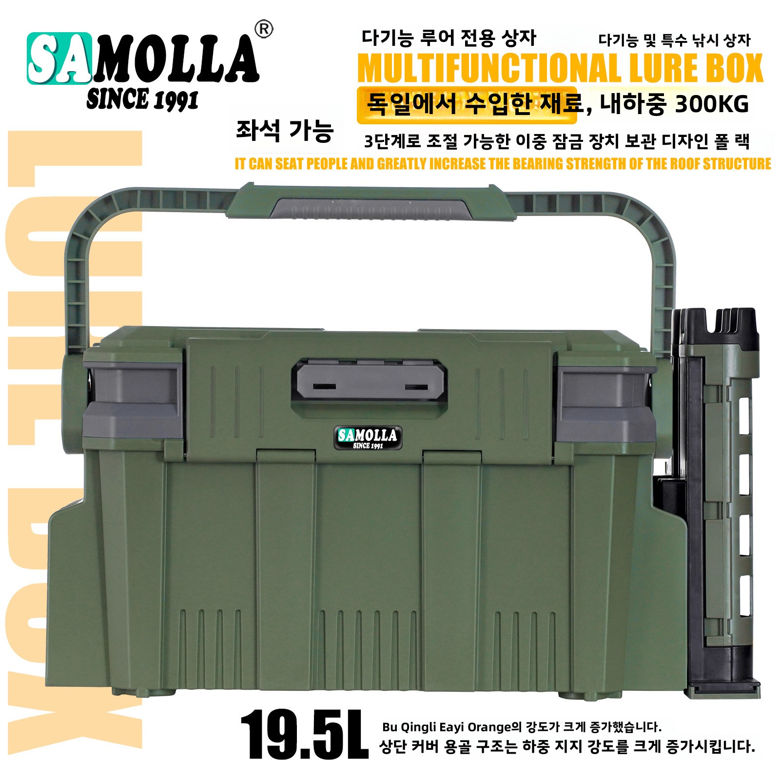 New Large Fishing Storage Box  - Fishing Kayak Crate บทวิจารณ์และราคา