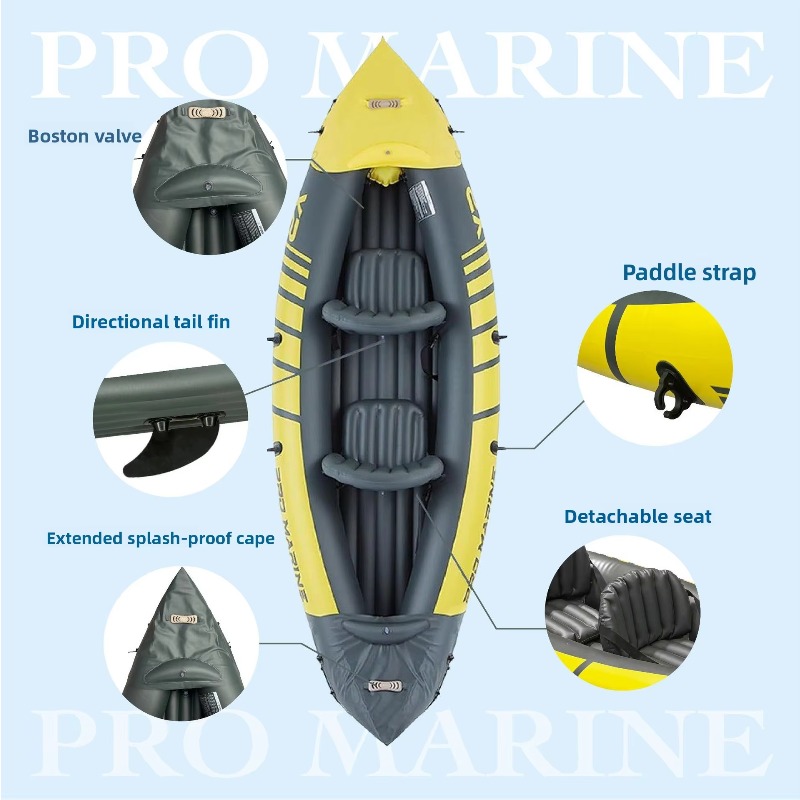 All-Purpose Inflatable Boat fo - Fishing Kayak Inflatable บทวิจารณ์และราคา