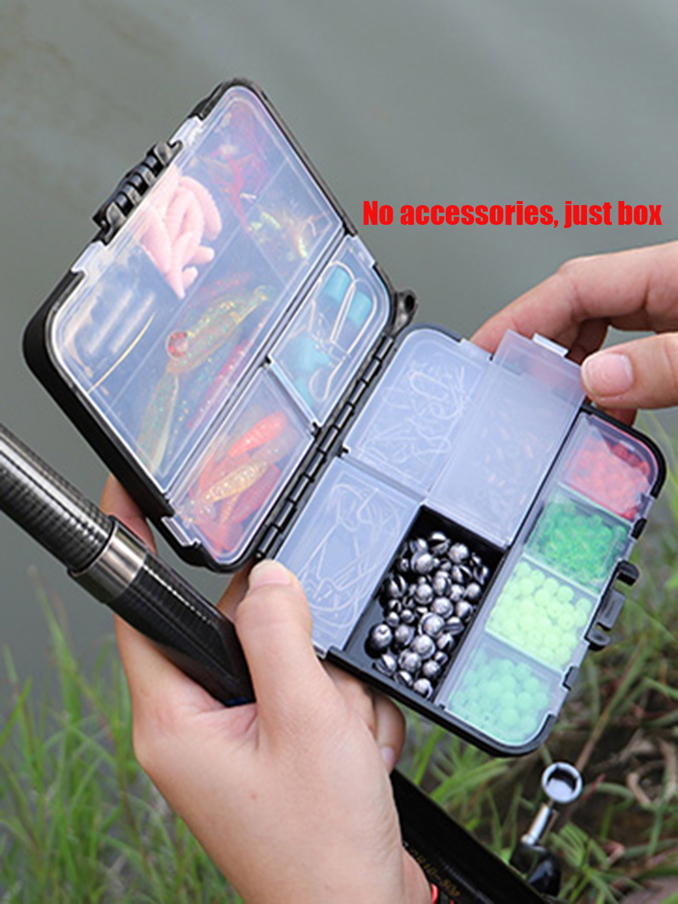 Small Tackle Box Organizer Min - Fishing Kayak Crate บทวิจารณ์และราคา