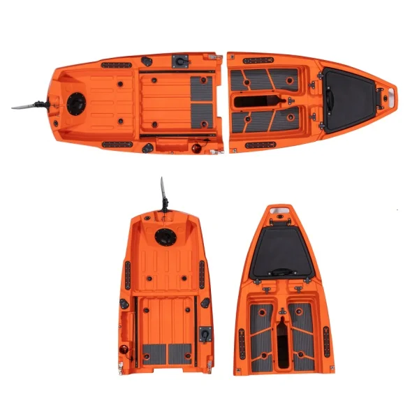 Modular Single 1 Person Plasti - Fishing Kayak Pedal Drive บทวิจารณ์และราคา