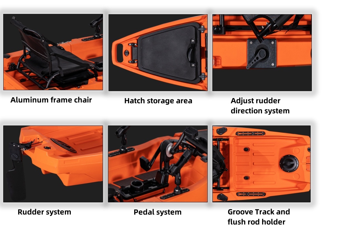 Super Lightweight 10ft Modular - Fishing Kayak Pedal Drive บทวิจารณ์และราคา