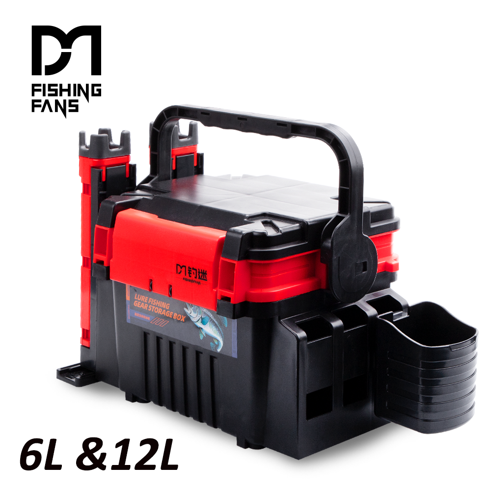 Fishingfans 6L 12L Fishing Box - Fishing Kayak Crate บทวิจารณ์และราคา